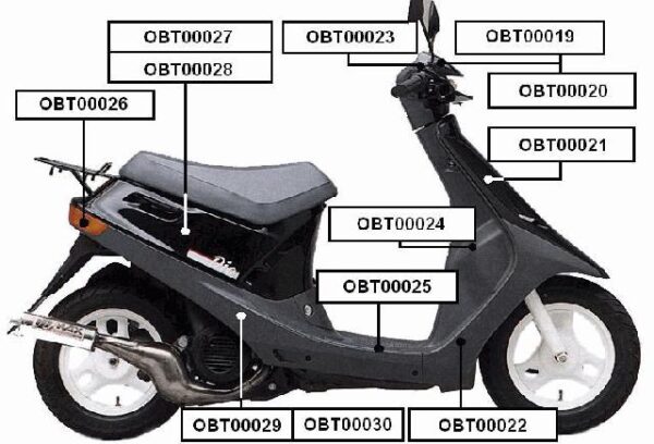 Osłona Lampy Tylnej Dio Af18/25 Obt000023