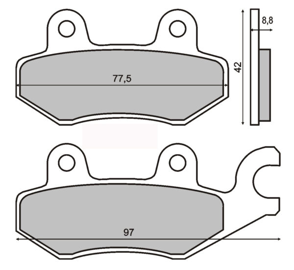 Klocki Hamulcowe Rms S23 Rms 22 510 0350