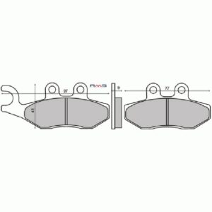 Klocki Hamulcowe Vd-983 Piaggio X8 X9 125-250