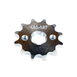 Zębatka Zdawcza Przód 420 12 Zębów M.6 Śr.17mm MotoGeneric