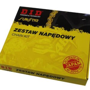 Zestaw Napędowy Did520vx3 Złoty 114 Sunf3c1-13 Sunr1-3538-47 (520vx2 Złoty-Xv125 97-01 Virag)
