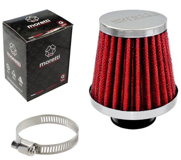 Filtr powietrza stożkowy srebrnyśrednica 41mm