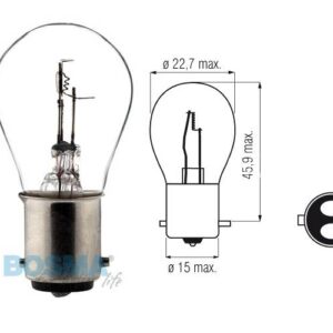 Żarówka bosma 6v 20/20w bax15d 1161