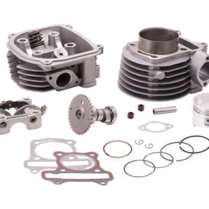 Cylinder i głowica 150cc skuter 4t z silnikiem poziomym