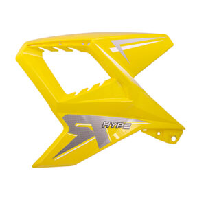 Obudowa baku lewa żółta hyper 125