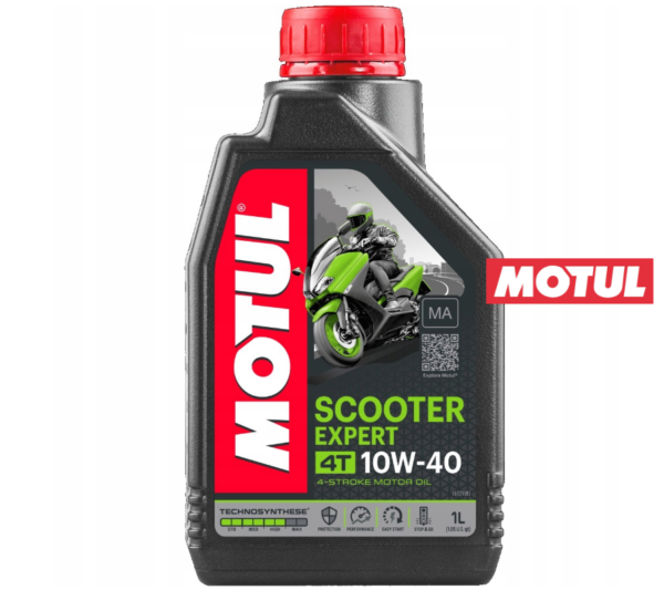 Olej silnikowy motul scooter 4t expert 10w40 półsyntetyczny 1 litr