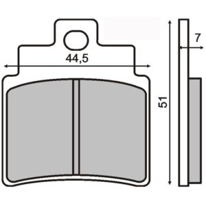 Klocki Hamulcowe Kxr250 Tył/ Gd250 Przód