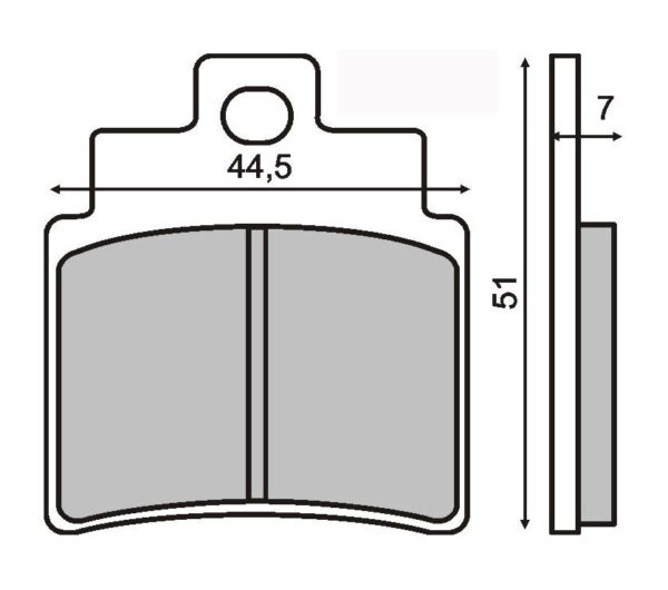 Klocki Hamulcowe Kxr250 Tył/ Gd250 Przód