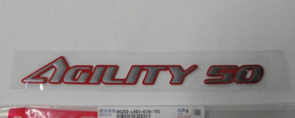 Naklejka "Agility 50" 86202-Lkd1-E10-T01