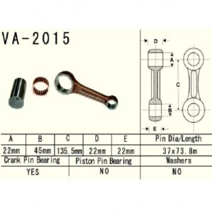 Vesrah Korbowód Yamaha Yfm600 Grizzly 99-01r.