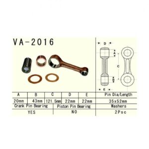 Vesrah Korbowód Yamaha Yfm400 Yfm450