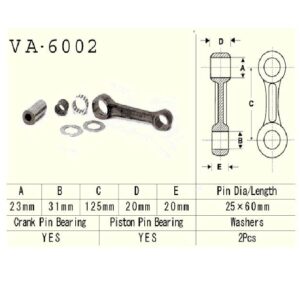 Vesrah Korbowód Yamaha Yz250 90-98r