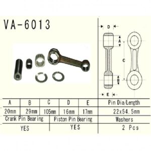 Vesrah Korbowód Yamaha Yz125 97-00