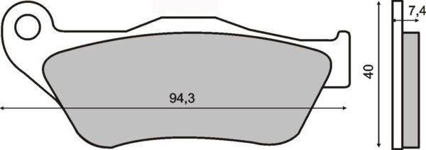 Klocki Hamulcowe Rms X-Max 125 / 250