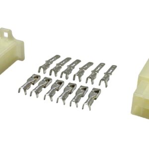 Kostka Elektryczna Złącze 6 Pin Uniwersalne (1 Kostka+ Konektory) Komplet MotoGeneric