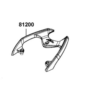 Uchwyt Tylny Agility50 Rs 81200-Lgb5-E10