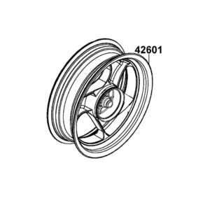 Wheel Castďľśrr 42601-Lgb5-E10