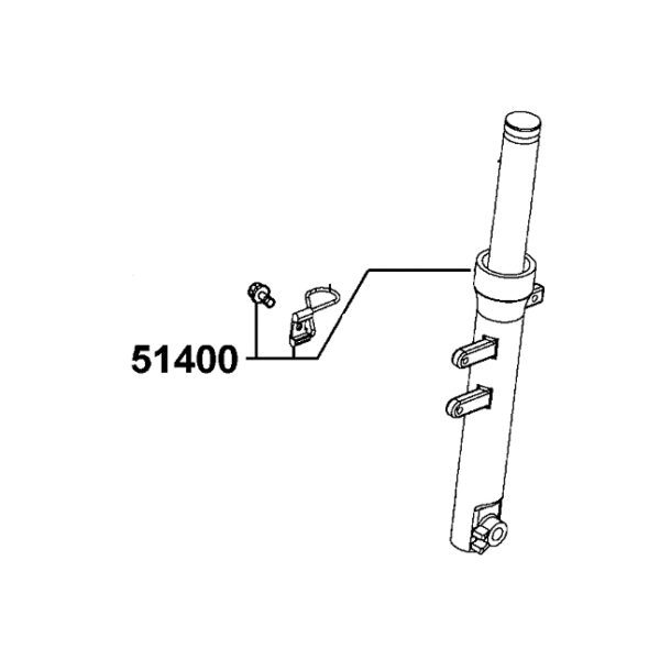 Fork Assy Fr R/L 51400-Lgb5-E10-Nga