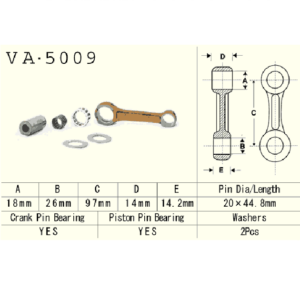Vesrah - Korbowód Honda Cr80r 86-02 / Cr85r 03-07r