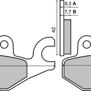Klocki Hamulcowe Sintered Burgman 400