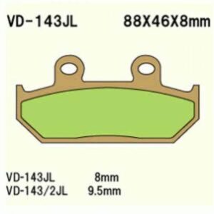 Klocki Hamulcowe Fa124/2hh Honda Cb 125 Tt