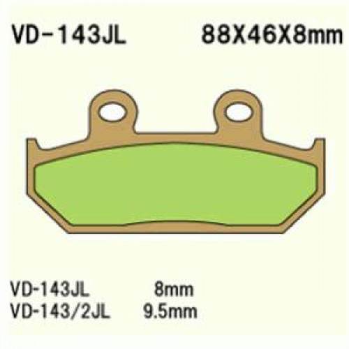 Klocki Hamulcowe Fa124/2hh Honda Cb 125 Tt