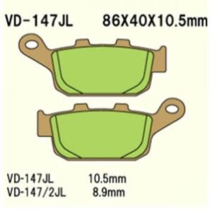 Klocki Hamulcowe Vd-147/2jl Honda Cbr 250