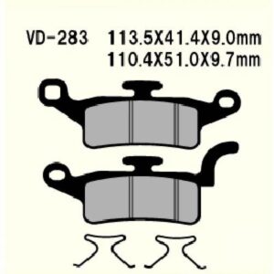 Klocki Hamulcowe Vd-283 Bws125 10-13 Xent