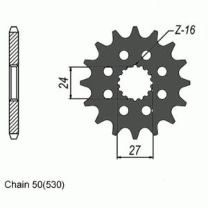 Zębatka Napędowa Sunstar Sunf560 17z 50 530