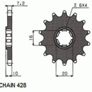 Zębatka Napędowa Sunstar Sunf227-15