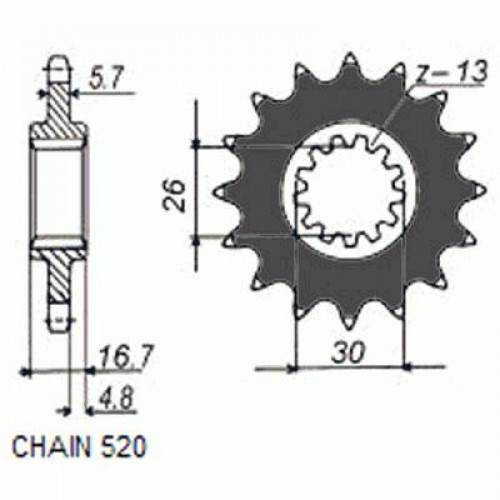 Zębatka Napędowa Sunstar Sunf392-16
