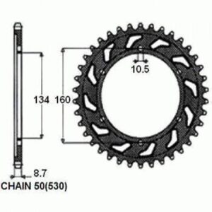 Zębatka Napędzana Stalowa Sunstar Sunr1-5635-42