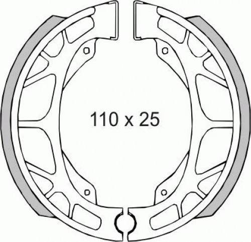Szczęki Hamulcowe Kymco Zx50/Ag50/Vit Peugeot