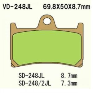 Klocki Hamulcowe Vd-248rjl Fa380 Fa252 P