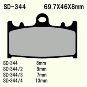 Klocki Hamulcowe Vesrah Vd-344/2 (Fa158 715cm55) (Przód)