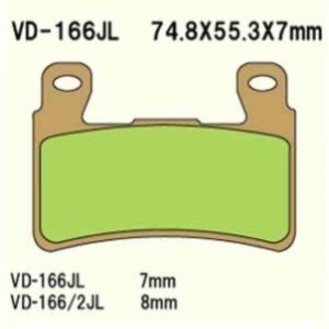 Klocki Hamulcowe Vesrah Vd-166jl