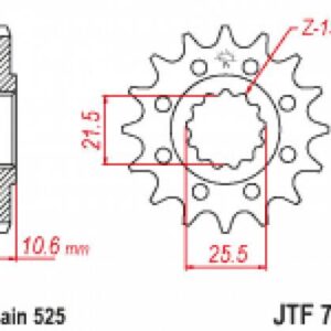 Zębatka Napędowa Jt Jtf781.14