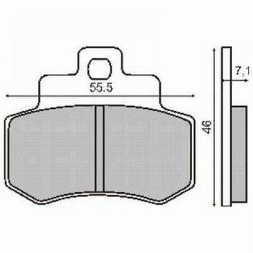 Klocki Hamulcowe Gd250 Tył
