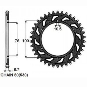Zebatka Napedzana Stalowa Sunstar Sunr1-5229-42
