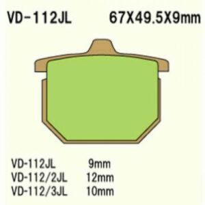 Klocki Hamulcowe Vesrah   Vd-112/2jl