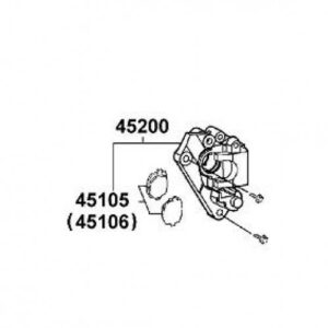 Caliper Assy L Fr 45200-Lgb5-E10-Nja