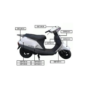 Błotnik Czarny Obt000011 Honda Nh 50 Nh 90