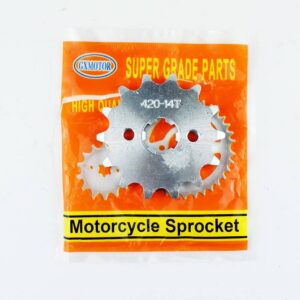 Zębatka Zdawcza Przód 420 14 Zębów M.6 Śr.17mm MotoGeneric