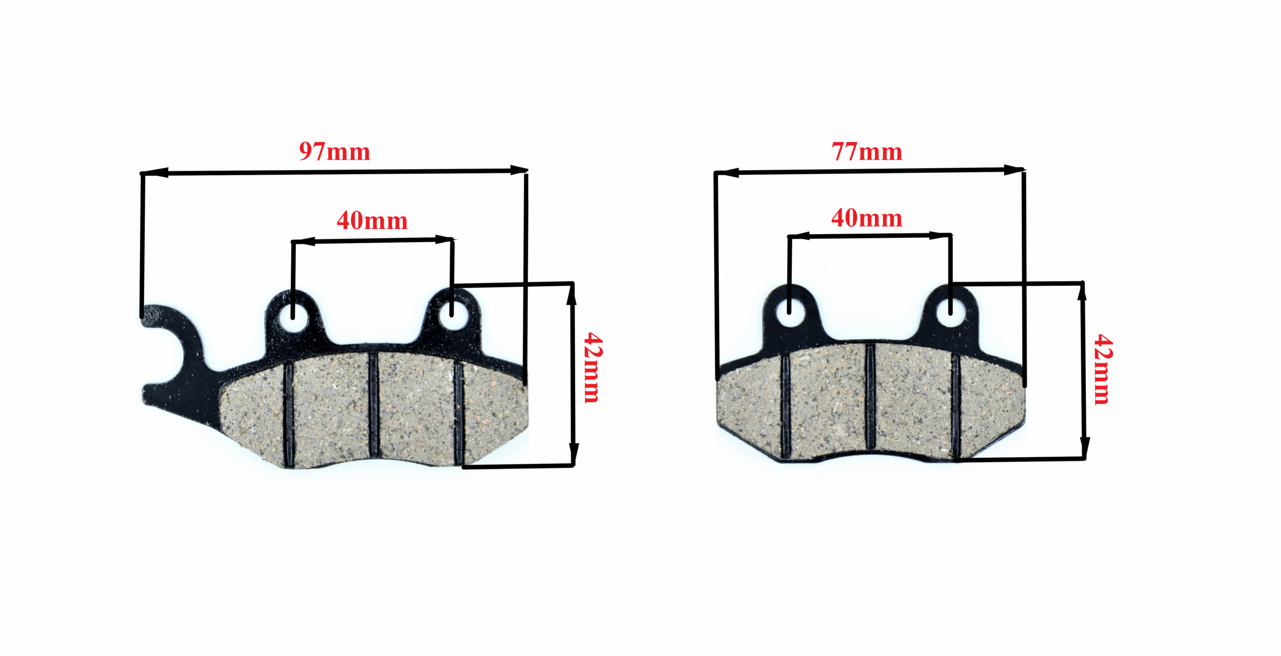 Klocki Hamulcowe 97x42x9-77x42x9 139 Qmb Qma Klocki Hamulcowe 97x42x9-77x42x9 139 Qmb Qma - obrazek 2