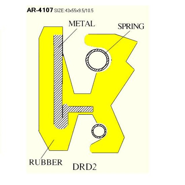 Uszczelniacz 43x55x9.5/10.5 Suzuki Kawasaki Yamaha Uszczelniacz 43x55x9.5/10.5 Suzuki Kawasaki Yamaha - obrazek 2