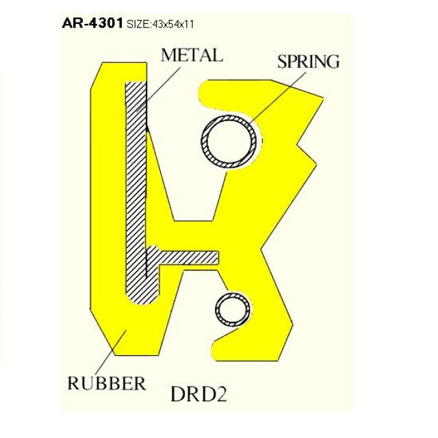 Uszczelniacze Zawieszenia Ar-4301 43x54x11 Uszczelniacze Zawieszenia Ar-4301 43x54x11 - obrazek 2