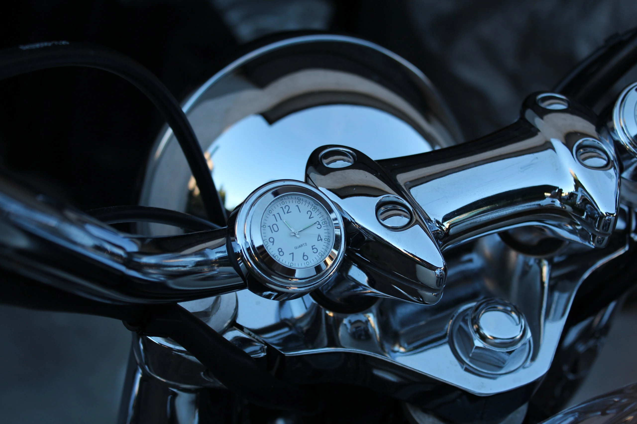 Zegarek Na Kierownicę Biały Cyferblat Zegarek Na Kierownicę Biały Cyferblat - obrazek 2