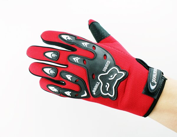 Rękawice  Motocyklowe Czerwone Xl MotoGeneric