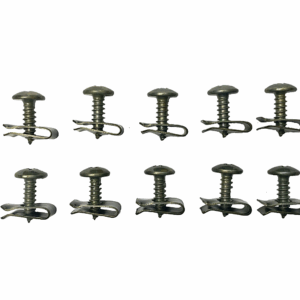 Blaszka Śruba Wkręt Mocowania Plastików 4,8x16mm 10 Kompletów MotoGeneric