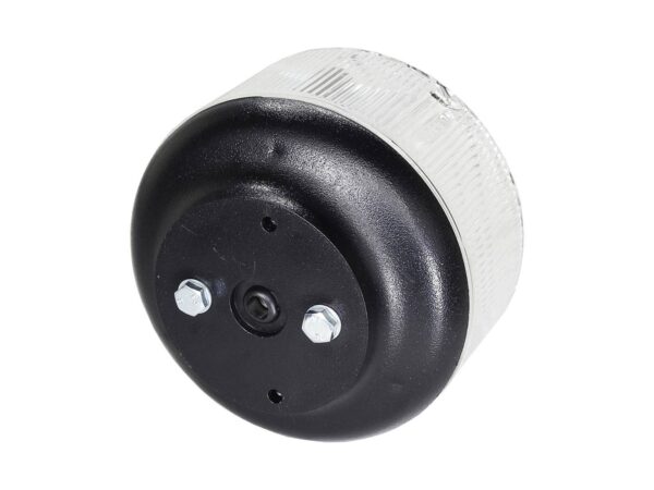 Lampa tył mz okrągła biała z białym odblaskiem - obrazek 2